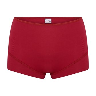 Dames short Elegance Donkerrood