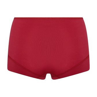 Dames short Elegance Donkerrood