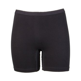 2 pack dames boxershort Softly met lange pijp Zwart