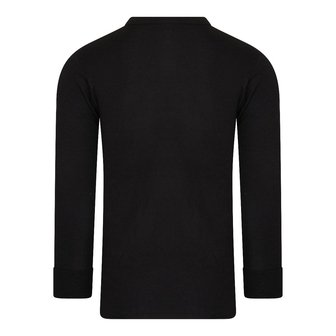 Thermo heren shirt Lange Mouw Zwart