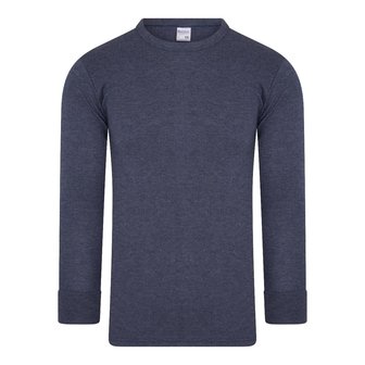 Thermo heren shirt Lange Mouw Marine