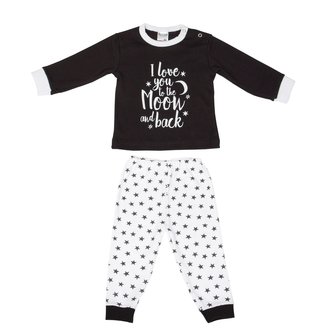 Baby pyjama &quot;To the Moon&quot; M3000 Zwart