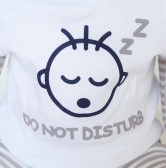 Baby pyjama &quot;Do not Disturb&quot; M3000 Grijs