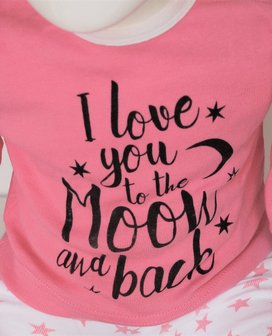 Baby pyjama &quot;To the Moon&quot; M3000 Roze