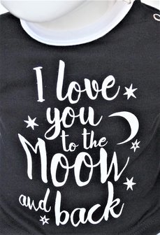 Baby pyjama &quot;To the Moon&quot; M3000 Zwart