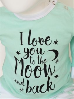 Baby pyjama &quot;To the Moon&quot; M3000 Mint