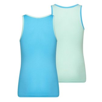 2-Pack Meisjes hemden Mix&amp;Match Mint/Turqouise