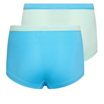 2-Pack Meisjes boxershorts Mix&amp;Match Mint/Turqouise