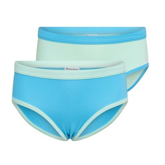 2-Pack Meisjes slips Mix&amp;Match Mint/Turqouise