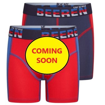 2-Pack Jongens boxershorts Mix&amp;Match Blauw/Rood