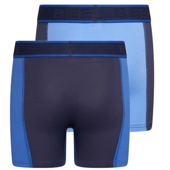 2-Pack Jongens boxershorts Mix&amp;Match Blauw/D.Blauw