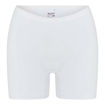 2 pack dames boxershort Softly met lange pijp Wit