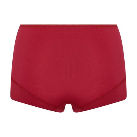 Dames short Elegance Donkerrood