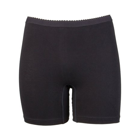 2 pack dames boxershort Softly met lange pijp Zwart