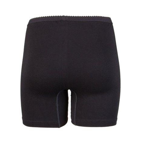 2 pack dames boxershort Softly met lange pijp Zwart