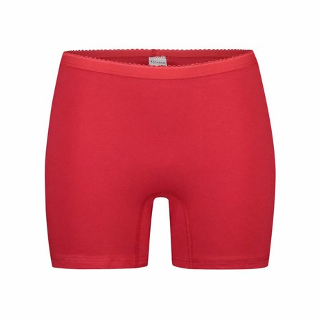 2 pack dames boxershort Softly met lange pijp Rood