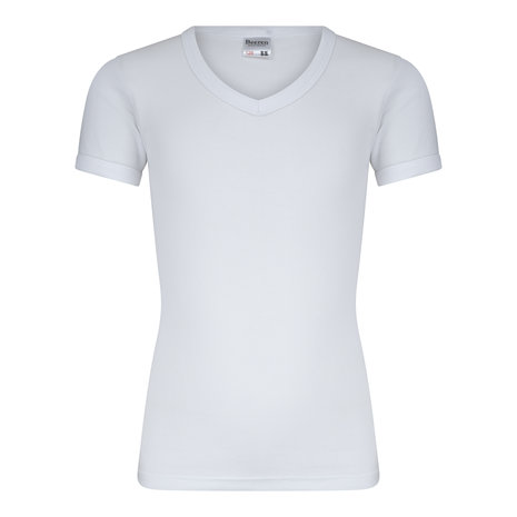 Jongens T-shirt V-Hals M3000 Wit