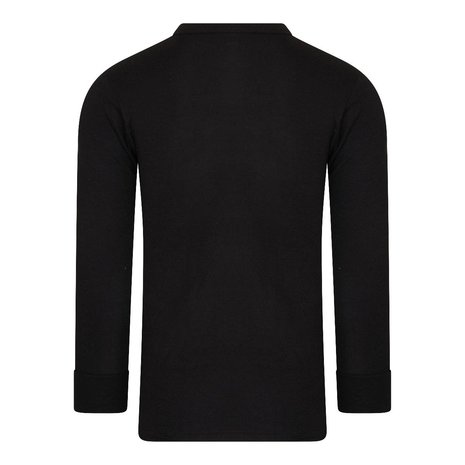 Thermo heren shirt Lange Mouw Zwart