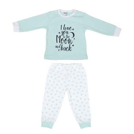 Baby pyjama "To the Moon" M3000 Mint