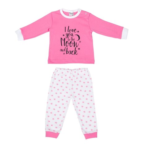 Baby pyjama "To the Moon" M3000 Roze