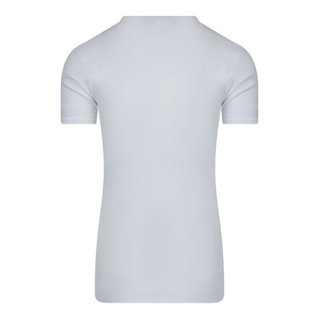 10-Pack Extra lange heren T-shirts V-Hals M3000 Wit