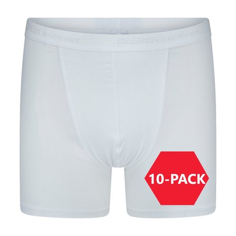 10-Pack Heren boxershorts C.F. Roger Wit