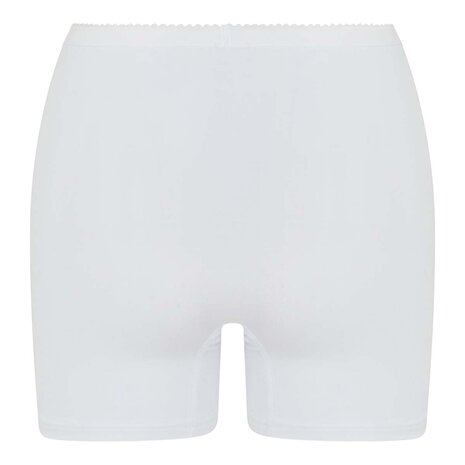 2 pack dames boxershort Softly met lange pijp Wit