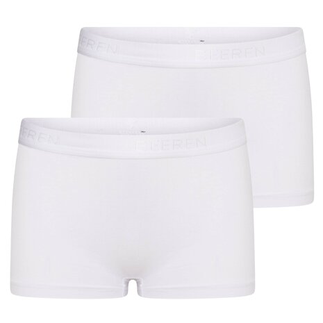 2 pack meisjes boxershort Comfort Cotton Wit