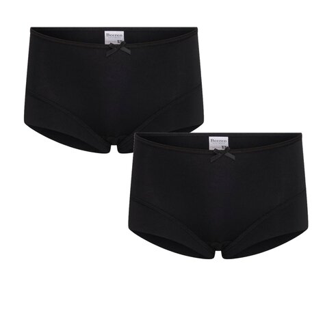 2 pack meisjes short Elegance Zwart