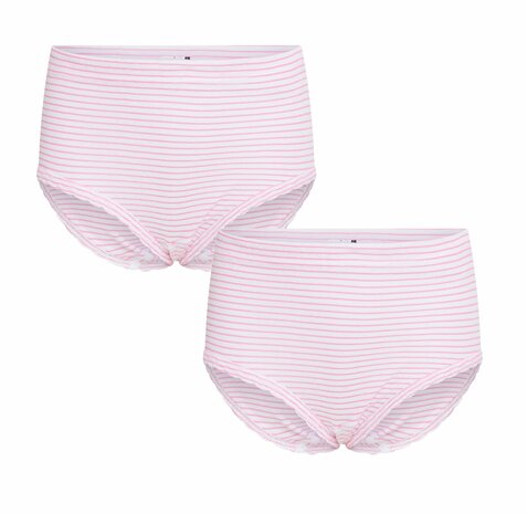 2 pack meisje slip 1X1 rib Cindy Roze