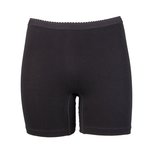 2 pack dames boxershort Softly met lange pijp Zwart