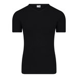 Heren T-shirt V-Hals M3000 Zwart