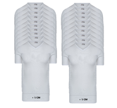 20-Pack Extra lange heren T-shirts V-Hals M3000 Wit
