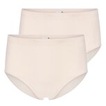 2 pack dames heupslip (Midi) Briljant Huid