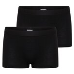 2 pack meisjes boxershort Comfort Cotton Zwart