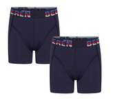 2 pack jongens boxershort Elegance Marine