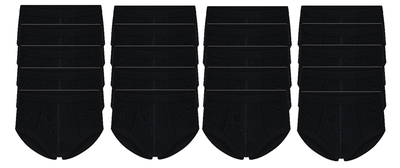 20-Pack Heren slips met gulp M3000 Zwart